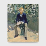 에두아르 마네 Édouard Manet 정원 속 조지 무어 세계명화 40x49cm 인물 사실주의 일본화 프랑스 : 아트스코
