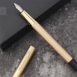 달려라 하마 만년필케이스세트 골드 필기구 문구용품 선물용펜 : 달려라 하마