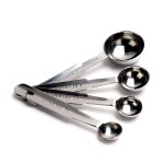 스텐 계량 스푼 4p 1세트 베이킹 조리 요리 : 미식유랑