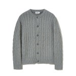 [국내정품] 커스텀어클락 가디건 소프트 케이블 라운드 그레이 COOSCD021GRAY 217988 : 투데이쇼핑샵