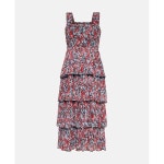 가니 미디 드레스 F8919 Red : 페칭