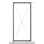 야외 전시가벽 작품 미술전시 철제 접이식 공간분리 전시대 접이식 60x150cm : 프라임픽업