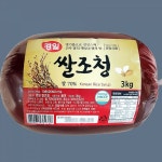 쌀조청 물엿 경일 조청 1개 3kg 식사 즉석요리 중식 간편요리 외식 분식 : 카라멜상점
