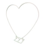 하트 조형물 펜션 조형물 인테리어 그리드화이트 포토존 : 마이무역