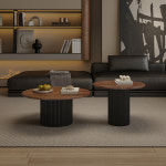 원형 테이블 식탁 확장형 홈카페 거실테이블 : 변가네 스토어