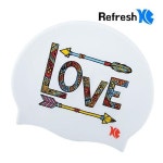 XBLUE 실리콘수모 수영모 G16452 여자수영모 운동 : 오성상회25