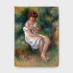 피에르 오귀스트 르누아르 Pierre-Auguste Renoir 목욕하는 사람 세계명화 40x55cm 인물 인상주의 후기 인상주의 프랑스 : 아트스코
