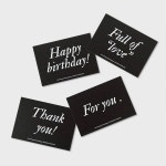 모멘트스토리지 ANALOGUE SIMPLE MESSAGE CARD 아날로그 심플 메세지 카드 편지지 235554 : 이디홀릭
