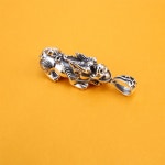 비휴 목걸이 s925 행운의 럭키 횡재수 개 A. 30G 솔리드 부를 유발하는 픽시 우 펜 : 글렌마켓1223