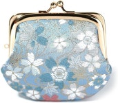 교토예미당 동전지갑 니시진오리 가마구치 화이트 : 베리하루