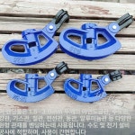 반달 밴딩기 수동 절곡기 파이프 동관 밴더 전선관 스텐 4분 6분 소형 후크 : 그라운드런