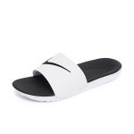 나이키 카와 여성 슬라이드 슬리퍼 실내화 화이트블랙 819352-100 : DLC스토어