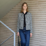 (더아이잗) 파이핑 디테일 트위드 재킷 IR9A0JK081 : The Izzat