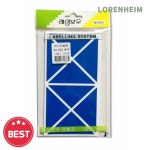 로렌하임 [코너정리용] 새한 견출지 청색 코너형 14장 112매입 정리라벨 오피스용품 : 로렌하임