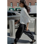 [국내] 자라 ZARA 언밸런스 크레이프 케이프 탑 - 스크래치 화이트 5029/184/251 3361112 : 리즌투바이