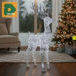 실버 루돌프사슴장식 크리스마스 오브제 디스플레이 겨울 인테리어 홈데코 실버 : 디마크