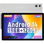 AEEZO 10.36인치 안드로이드 14 태블릿 16GB RAM 128GB ROM 1TB TF 카드 확장형 옥타코어 와이드바인 L1 1280 800 HD 터치스크린 Face I... 