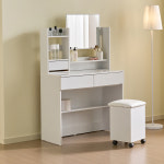 HSR46B 거울 수납화장대 스툴세트 수납장 900 : 히트가구