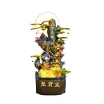 실내분수대 폭포나무 조경 작은연못 방아 물레 분수대 인테리어 : 윤그램