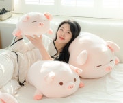 KC인증 네이처타임즈 안고자는 돼지 인형 모찌 바디필로우 대형 쿠션 : 네이처타임즈 공식몰