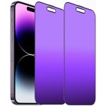 iPhone 14 Pro Max용 블루라이트 차단 매트 강화 유리 2개, 눈부심 방지, 스파이 스크린 보호 필름, 6.7인치 : 엠제이컴퍼니4A