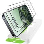 HOU 초투명 H9+ iPhone 16/15용 스크린 보호 필름, 2개입 강화 유리, 눈부심 방지, 전면 보호, 긁힘 지문 방지 : 엠제이컴퍼니4A