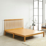 j0090 Ento 서클 퀸사이즈 평상형 통깔판 침대 Q 원목침대 프레임 : 라펠리스