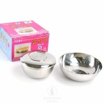 공기 대접세트 식당밥 보관통 한식밥 뷔페 스텐밥그릇 : 로즈마리그로브