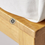 j0090 Ento 서클 퀸사이즈 평상형 통깔판 침대 Q 원목침대 프레임 : 라펠리스