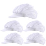 건코몰 프리미엄 남녀공용 반매쉬 위생 조리 모자 방진 정전기 방지 클린룸 반도체 공장 요리모자 급식실 : 백제포대