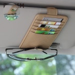 차량용 파인 카드 선글라스 멀티 선바이저 포켓 보관 : 기안사랑