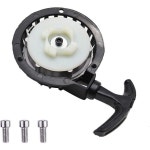 알루미늄 합금 쉬운 반동 풀 스타트 스타터 47cc 49cc 미니 모토 초퍼 ATV 쿼드 더트 포켓 바이크 스쿠터 2행정 : 에이솔루션25