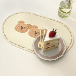 누블루 가죽 간편세척 식탁매트 : 백제포대