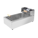 전기 튀김기 업소용 핫도그 튀김기계 핫바 프라이 스텐 치즈 소형 : 글로버1
