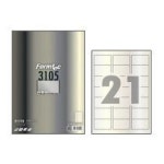 폼텍 레이저 반투명 라벨 LC-3105 (10매/21칸) : 사거리구판장
