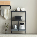 밥솥레일선반 전자렌지다이 스틸 렌지대 800 : 디투스토어