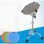 최고급 12인치 드럼패드 연습용 드럼스틱 타악기 초보자 오렌지 세트 : 엑시스파크