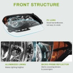 오토사버88 헤드라이트 어셈블리, 08 09 10 11 2008 12 2009 2010 2011 2012 쉐보레 말리부 2008-2012 08-12 헤드램프 조수석 및 운전석... 