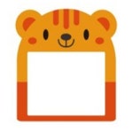 초등명찰 다람쥐 주황 10개 어린이명찰 유치원이름표 : 나늘 생활용품 종합몰