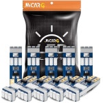 JWCARO 10팩 T5 LED 전구, 37개의 그린 3014-9-SMD 2721 74 73 2723 70 웨지 교체용 대시보드 조명 계기판 클러스터 램프... 