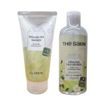 더샘 힐링 티 가든 그린티 클렌징2종(클렌징워터300ml+클렌징폼150ml) : 박가분