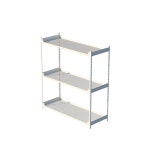 조립식 철제 3단 선반장 거실 주방용 소품정리 메탈랙 가구 튼튼한선반 메탈선반 : 구스상회