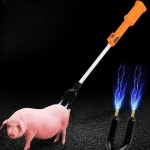 멧돼지 전기 충격기 막대기 돼지 모기 충전식 야생동물 목책기 소몰이 : 크레아m