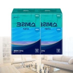각휴지 콤비 6팩 아기물티슈 정사각 크리넥스미용티슈콤비 200매 사각티슈 : JD28