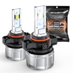 SEALIGHT 5202 LED 안개 전구, 600 밝기 5201 PS19W PS24W 안개등 또는 DRL 교체, 6500K 쿨 화이트, 4.0 업그레이드 듀얼 로우 7035 CS... 
