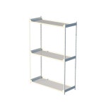 메탈랙 3단 선반장 소품정리용 베란다 창고 수납 철제 수납선반 조립식선반 제작 : 구스상회