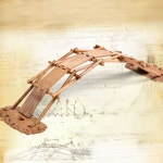 두뇌 발달 아치 브릿지 만들기 기트 다빈치 아치 브릿지 장난감 : 로로엘마켓