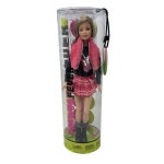 Mattel Fashion Fever Barbie 2004 H7472 Guitar T-Shirt Pink Plaid Mini Skirt : 루미픽-
