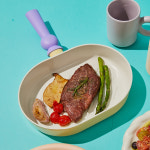 베터핑거 인덕션 IH 그릴팬 24cm (라이트옐로우) 세라믹코팅 쿡웨어 : 무케렌시아