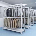 의류창고 행거 재고 물류 창고 의 B. 흰색 서브 프레임 2층, A. 80x50x200cm : 오에이비천사